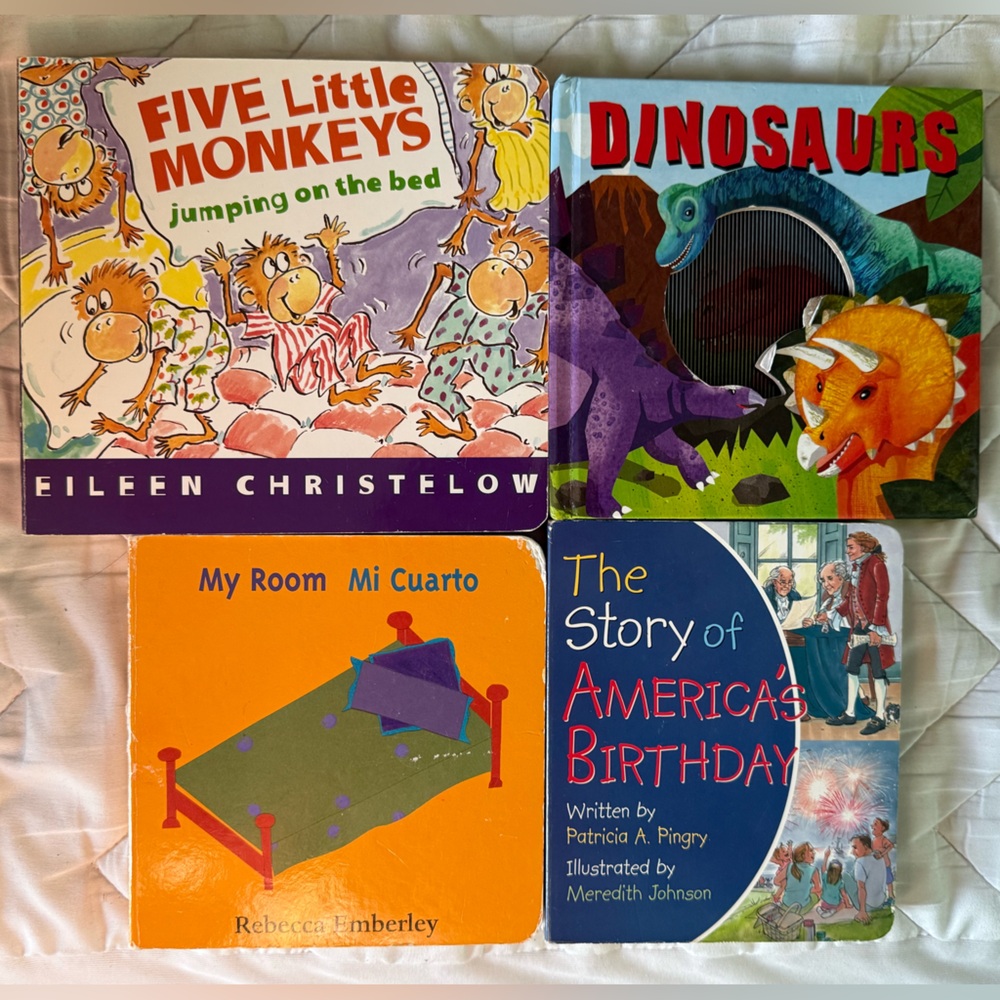 Colorful Children's Book Set. 4 pcs.